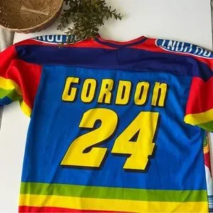 Shirts Vintage 9s Speed Zone Jeff Gordon Nascar Hockey Jersey